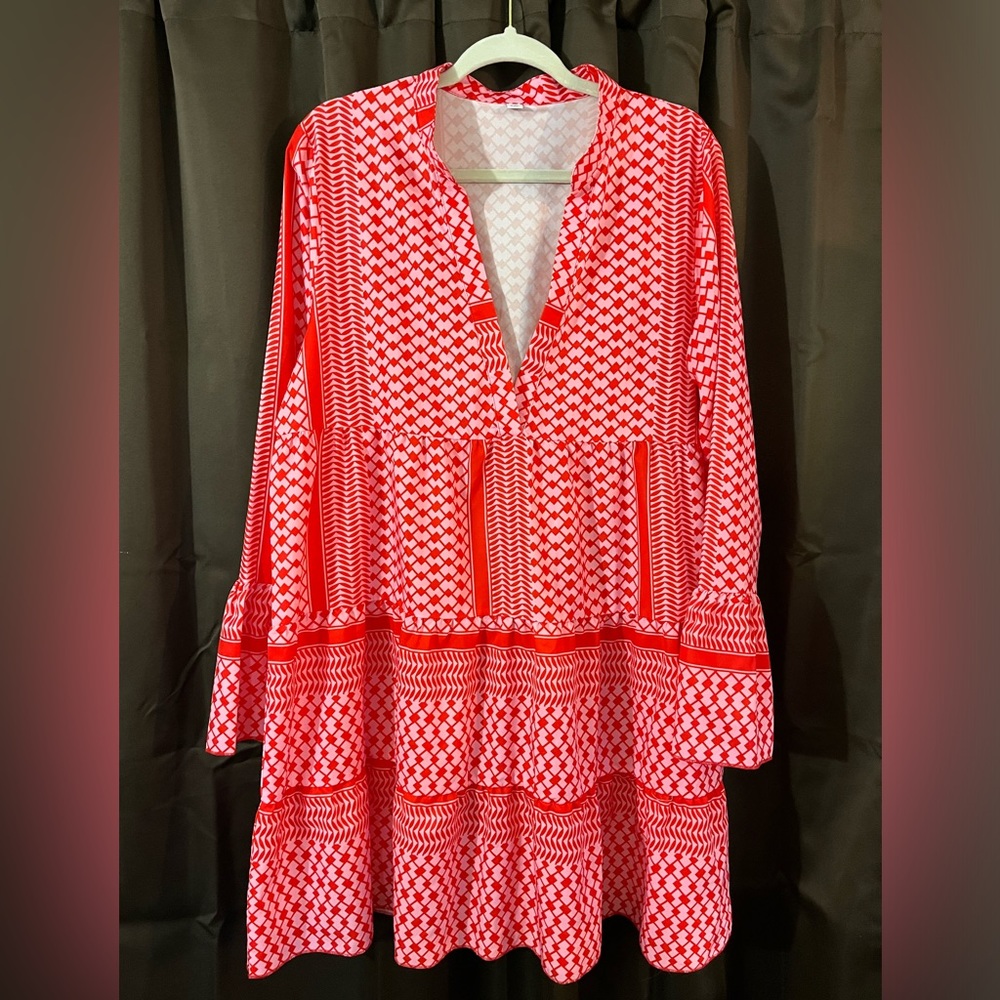 Source Unknown On The Brand,Size Xxl,Red And Pink… - image 1